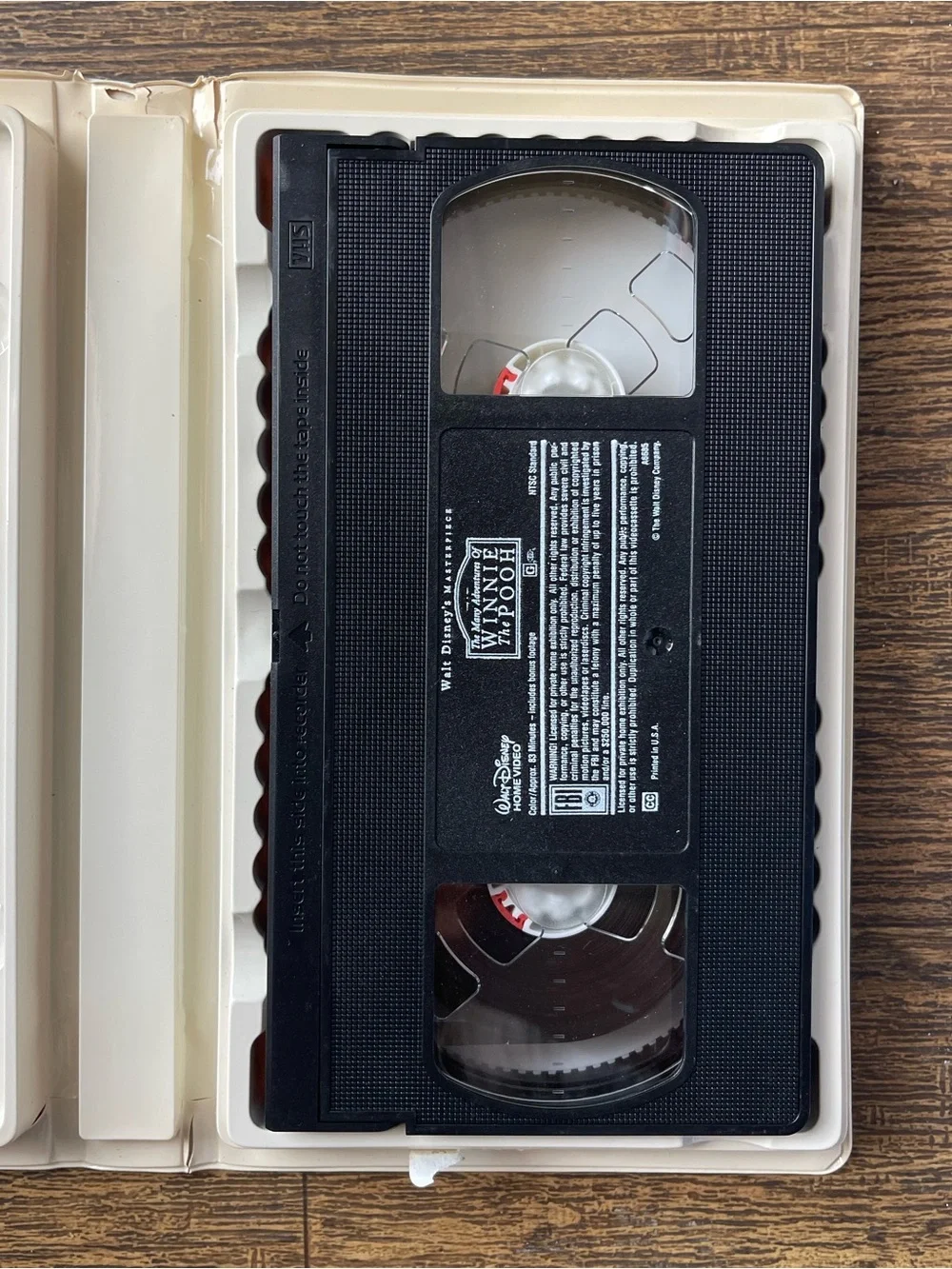 Winnie the Pooh VHS Walt Disney Masterpiece Collection #7074